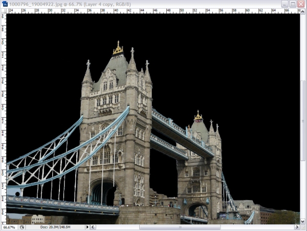 Creation of Bridge Flood: Step 5